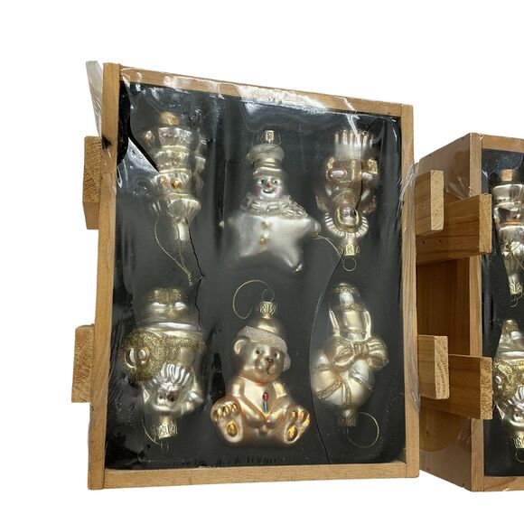 Vintage Christmas Blown Glass Ornaments Lot of 12 Santa Tree Angel Candy Cane - Picture 2 of 7